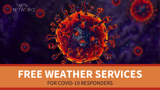 Free weather services for COVID-19 Responders title blog post image