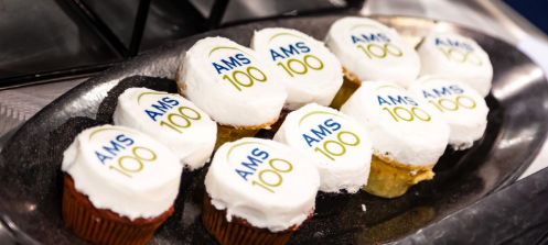 AMS 100th birthday cupcakes