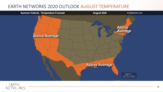 August extreme temperatures 2020 summer outlook webinar