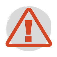 Red alert icon