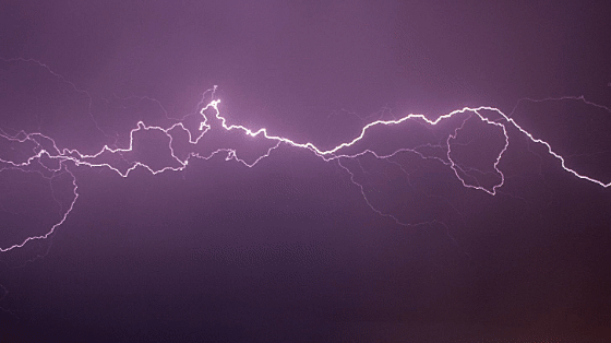 The odds of being struck by lightning in your lifetime are 1 in 10,000