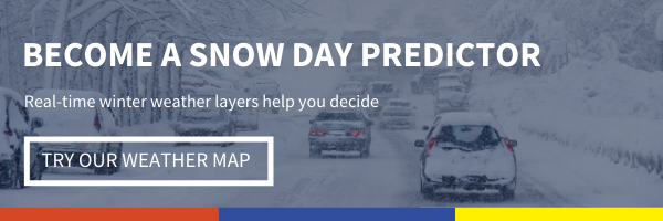 Click here to try our real-time weather map with winter weather layers and advisories, including forecast radar, for FREE
