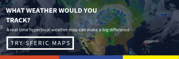 Click to get a free trial of Sferic Maps! What weather would you track? A real-time hyperlocal weather map can make a big difference. Try Sferic Maps