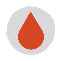 Dew drop red icon
