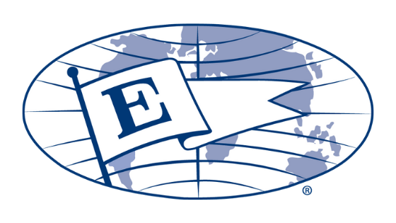 The Presidential Award for Experts ("E" Award) logo, awarded to Earth Networks for their export of commercial weather stations, lightning alerts, etc.