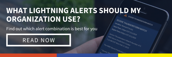 Click here to explore different types of lightning alerts for business includes horns and strobes, lightning proximity alerts, Dangerous Thunderstorm Alerts 