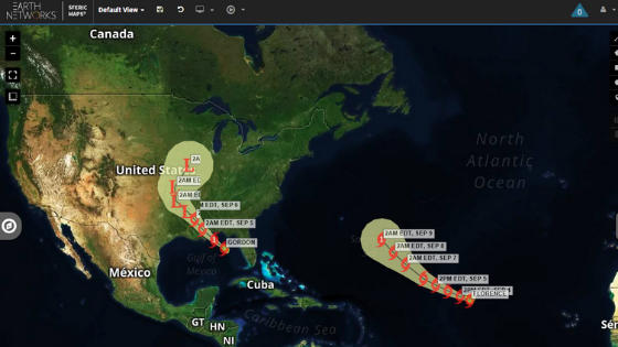 Hurricane Florence and Hurricane Gordon