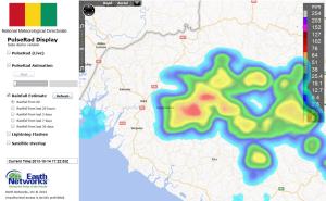 PulseRad Storm Total Rainfall