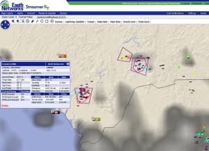 Live observations in Conakry show that the storm to the northeast caused a wind gust across the city that reached 72 km/hr.