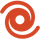 Red hurricane / cyclone icon