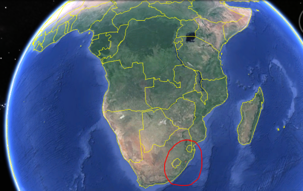 location south africa
