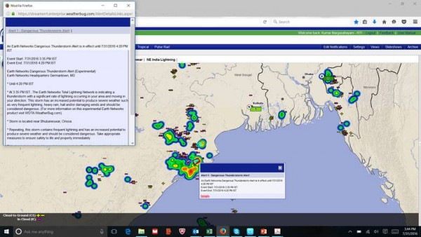new odisha dangerous thunderstorm alert