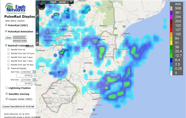 pulserad kzn flooding