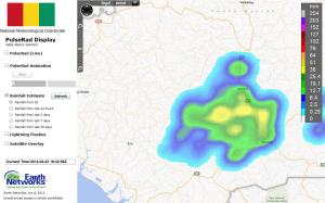PulseRad Rainfall Totals