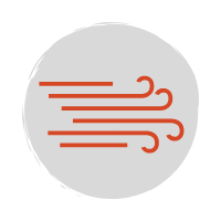red wind icon
