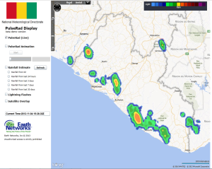 Afternoon Sea Breeze Storms Tracked in Sierra Leone and Liberia