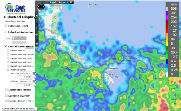 Wet Season Provides Plenty of Rain for Panama Weather