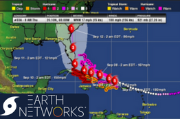 Category 5 Irma Moves to the Northeast of Dominican Republic