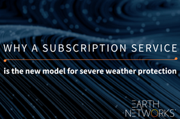 Why Severe Weather Safety Services are Moving To Subscription