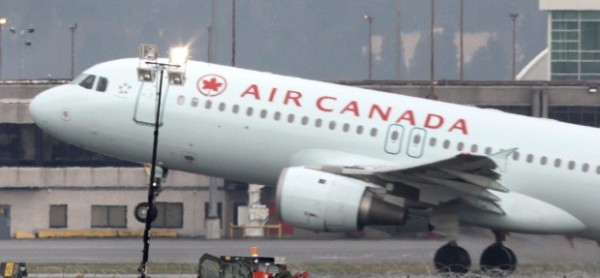 Severe Storm Damages Air Canada Aircraft