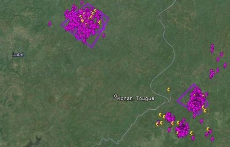 Lightning in Tougue Prefecture Injures 13