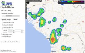 Sea Breeze Storms Generate Heavy Inland Downpouts