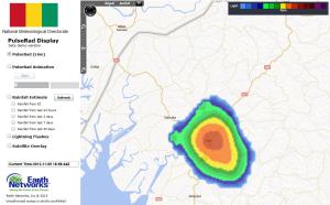 Strong Storm Hits Boke