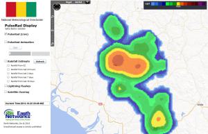 Evening Storms Hit Fria Again
