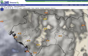 Cool, Cloudy and Rainy Across Western Guinea, Warming in Forecast