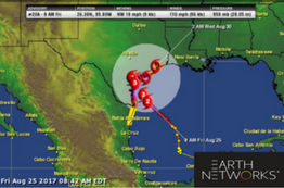 Hurricane Harvey Edging Closer to Texas