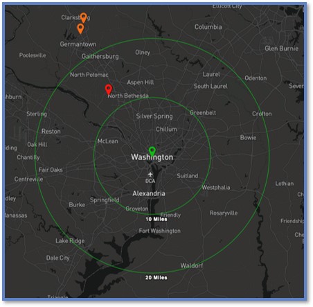 Lightning Range Rings Now Available in Sferic Maps